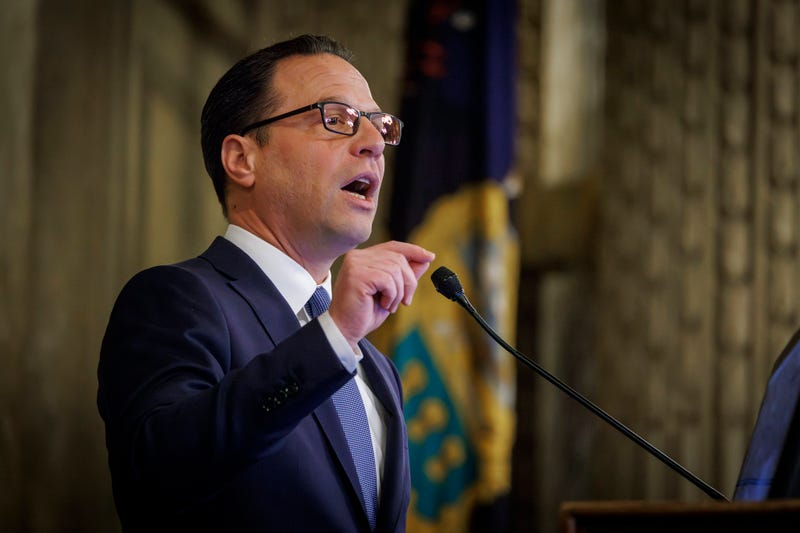 Gov. Josh Shapiro delivers his 2025-26 budget address on Feb. 4, 2025, in Harrisburg.