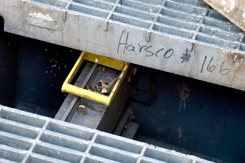 The ring fell into an elevated shelf between spaces in a subway grate in East Harlem.