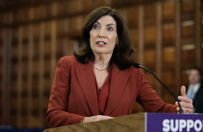 "Already here’s what we’re seeing — droppings in bookings from Canadians coming to New York State," Hochul said on Bloomberg TV’s Balance of Power on Thursday