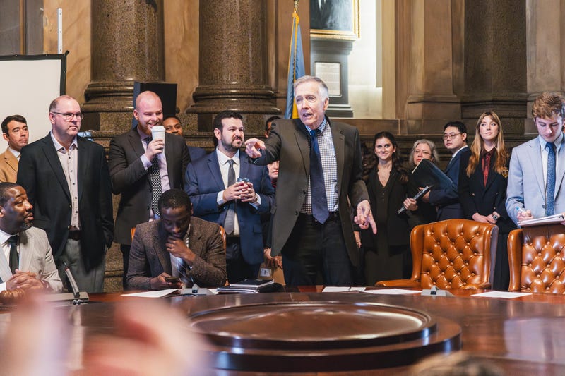 Councilman Brian O'Neill before a recent meeting a Philadelphia City Council.