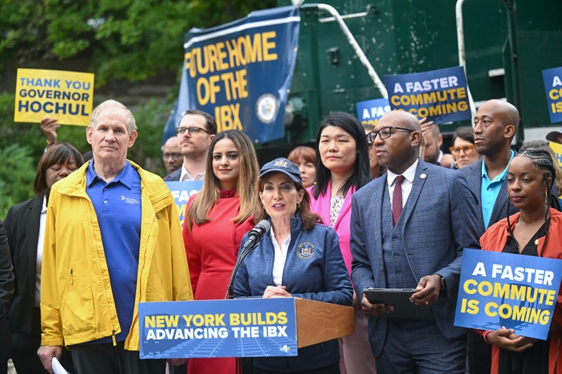 Hochul joined various local and state officials to make the announcement