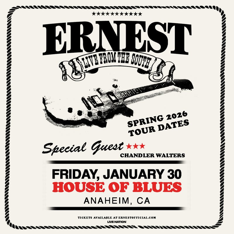 Weekend Code Words: ERNEST at House of Blues Anaheim!
