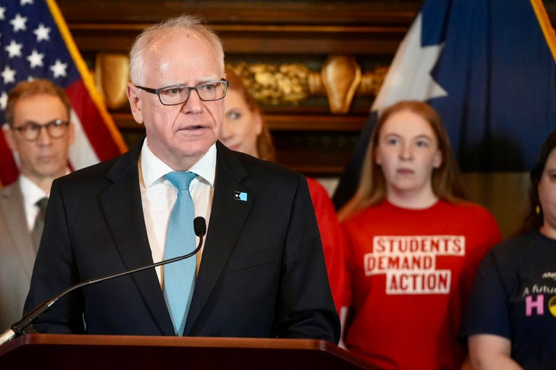Minnesota Governor Tim Walz called his proposed gun legislation proposal a non-partisan issue, and he's reaching out to Republicans for help to 'protect lives' after Annunciation, which happened on this day, exactly six months ago.