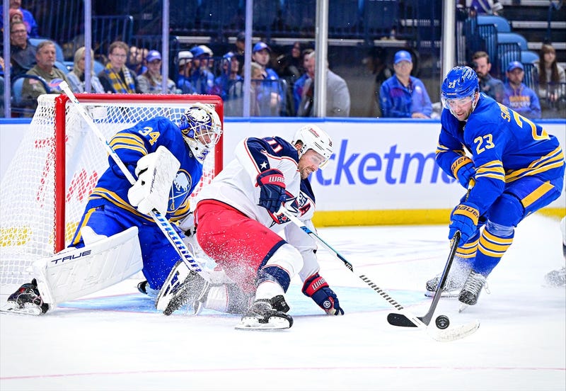 Alex Lyon, Miles Wood, Mattias Samuelsson