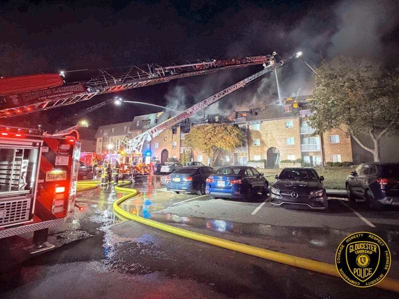 Fire destroys Camden County apartment building 
