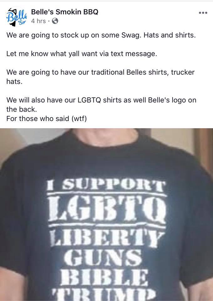 LGBTQ BBQ shirt
