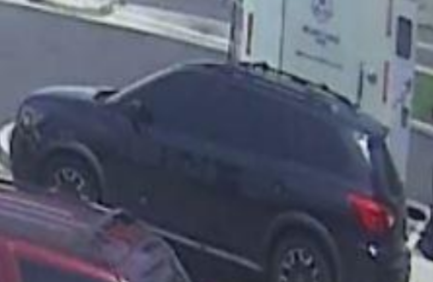 Side view of the vehicle