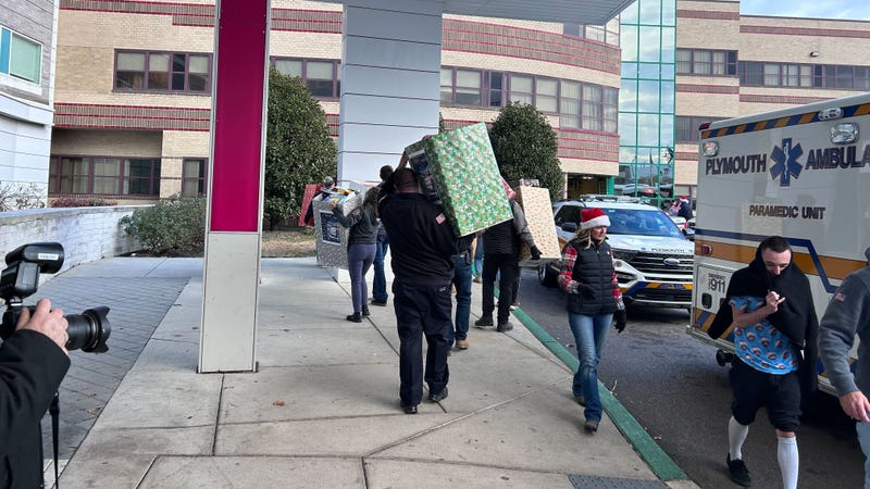 Operation Christmas Kids Toy Run makes its 15th annual delivery to St. Christopher's Hospital for Children.