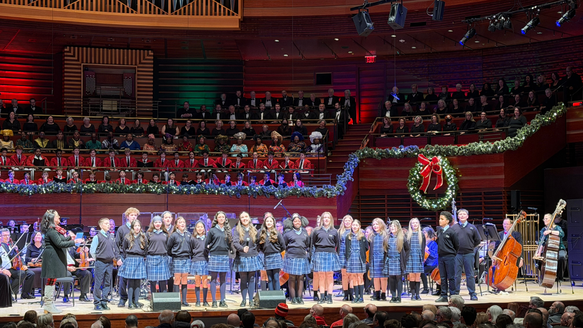 Notre Dame De Lourdes School, B101's 2025 Christmas Choir Competition K-8 Division Champions Open for the Philly Pops: A Philly Holiday Spectacular