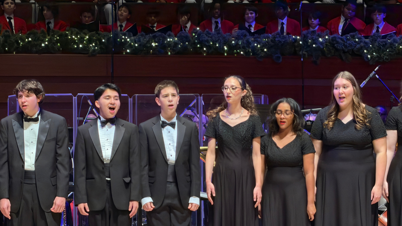 Woodstown High School, B101's 2025 Christmas Choir Competition High School Division Champions Open for the Philly Pops: A Philly Holiday Spectacular