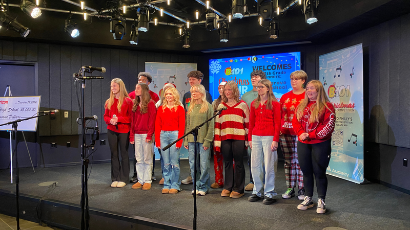 B101's 2024 High School Christmas Choir Competition Champions Pottsgrove High School Performs at B101