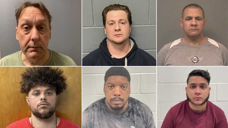 (Left to right, top to bottom): 51-year-old Paul Ardock, 23-year-old Ronald Aron, 50-year-old Robert Cormier, 30-year-old Nicholas Dean, 30-year-old Michael Howard, and 24-year-old Joel Valdez.