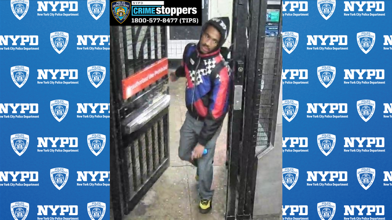 Surveillance images show the suspect entering the subway system through an emergency gate