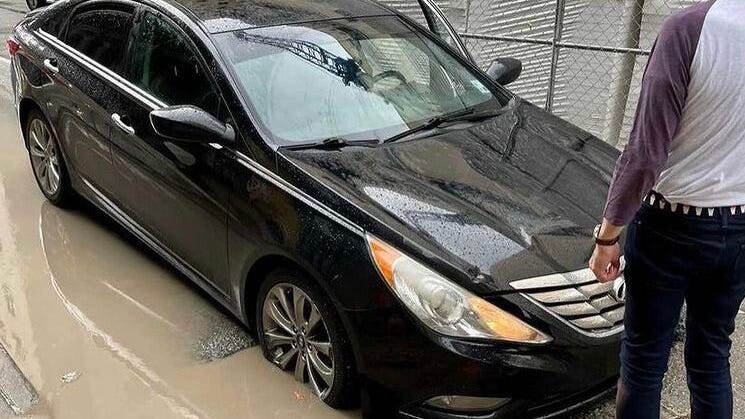 NOLA pothole obscured by puddle victimizes political strategist James Carville and friends