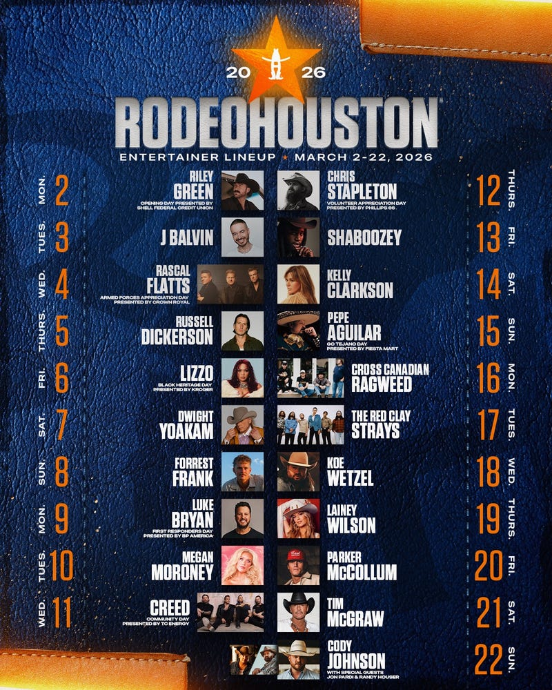 Rodeo Houston 2026 Entertainment Lineup