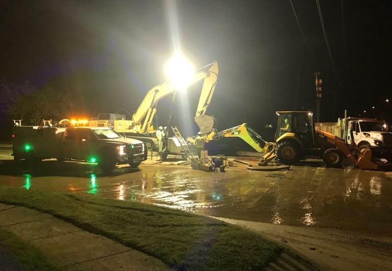 Arlington Water Main Break