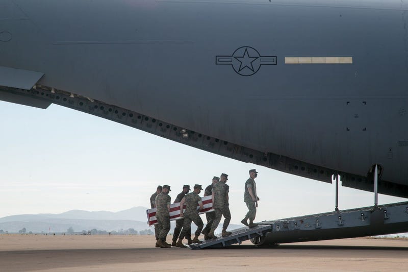 Remains of Marines, Sailor with 15th MEU transferred to Dover AFB