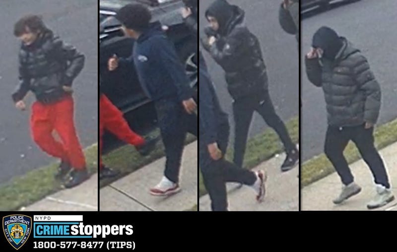 Police are searching for four suspects in the violent robbery on March 4