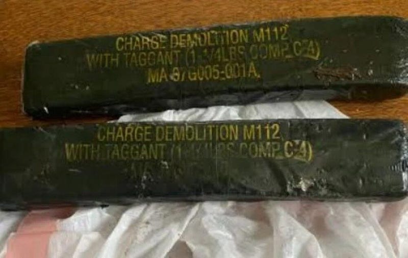 A couple of explosive devices hidden in a car door made for a hair-raising experience for one Flint resident after he made the discovery over the weekend.
