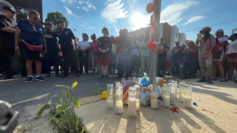 Vigil in Southwest Philly 