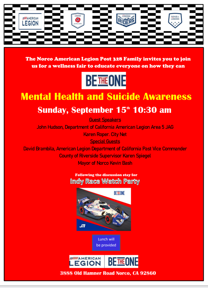 Be the One Mental Health and Suicide Awareness