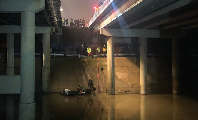 Officials Recover Bodies After Car Plunges Into Trinity River 