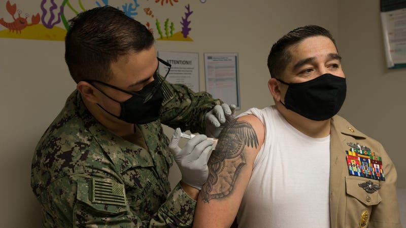 Thousands of service members saying no to COVID-19 vaccine