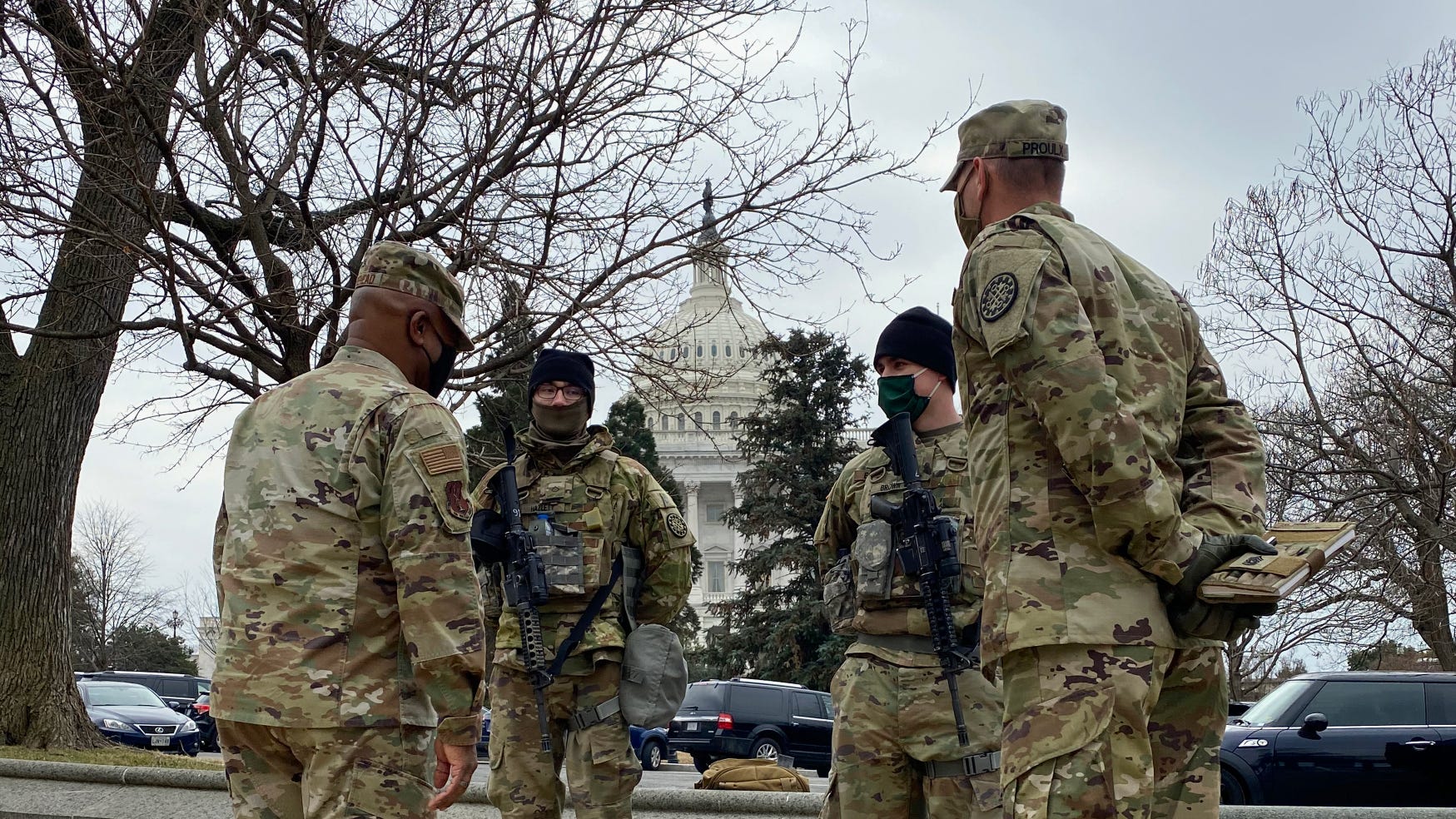 Army reservist charged in Capitol riot had a Hitler mustache