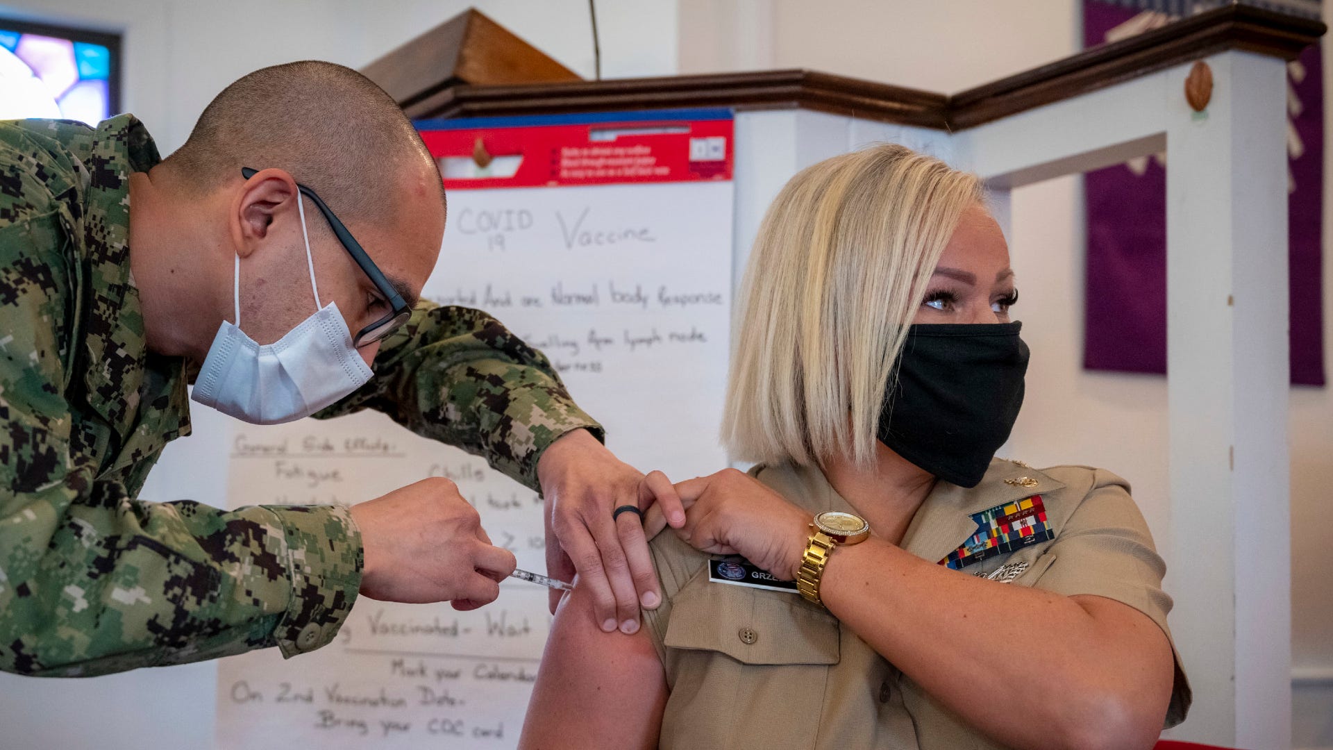 Top Defense Dept. official calls military's Covid effort 'phenomenal'
