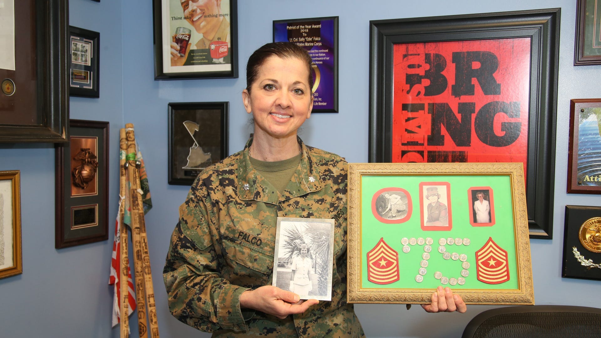 Woman Marine of 34 years leaves lasting legacy on Corps