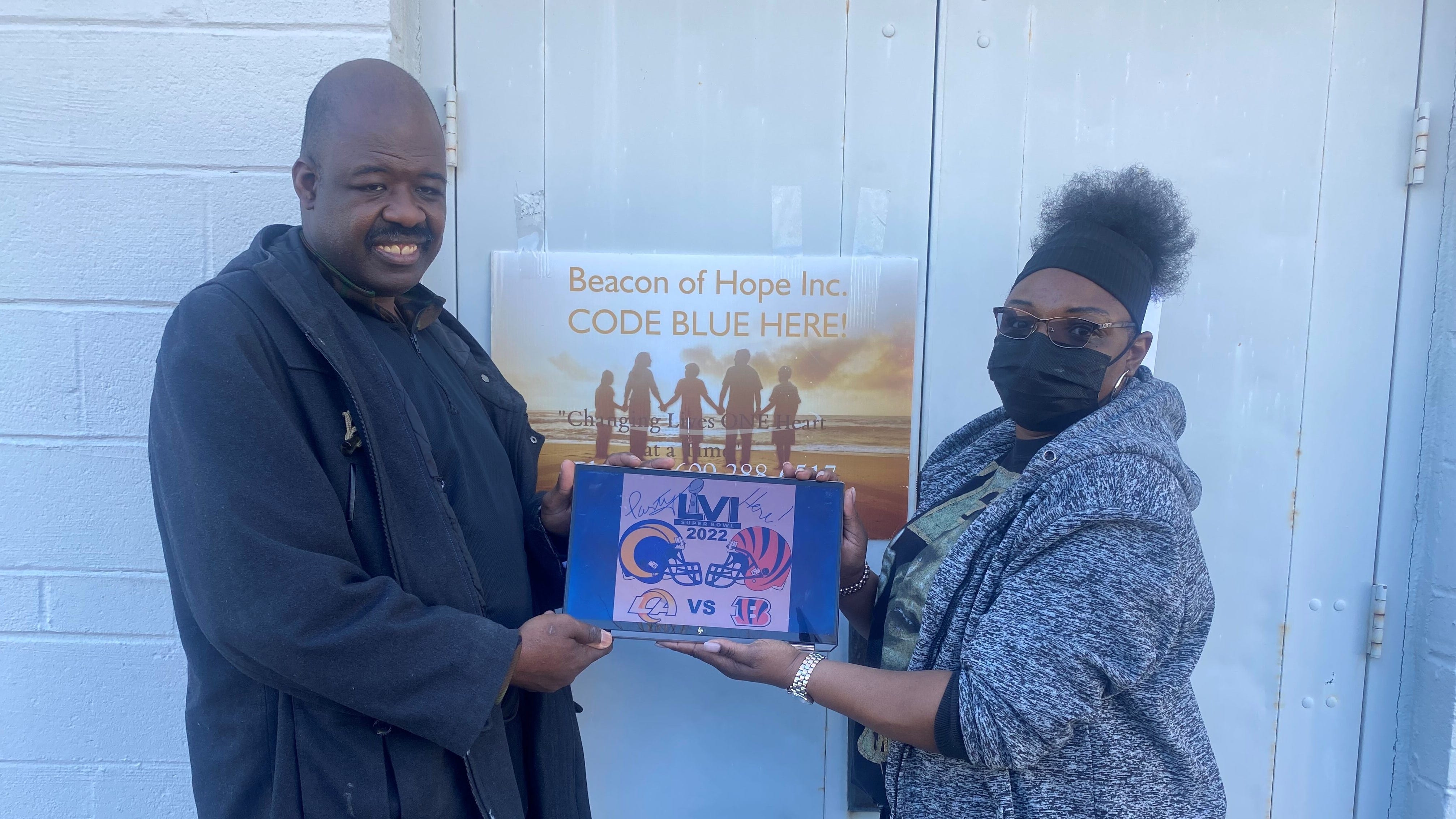 Burlington County shelter hosts Super Bowl party for homeless citizens