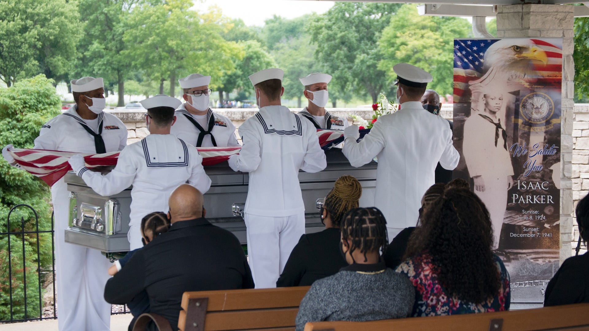 Sailors honor USS Oklahoma veteran laid to rest 79 years later