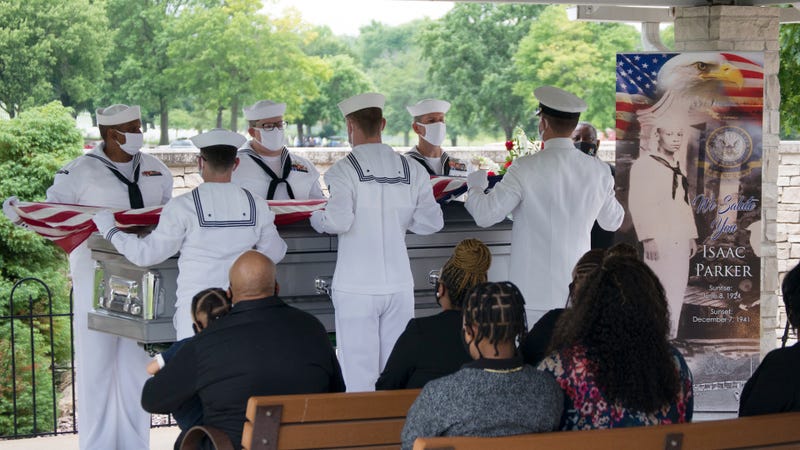 Sailors honor USS Oklahoma veteran laid to rest 79 years later