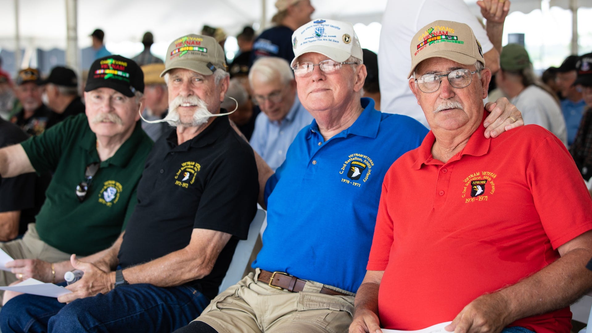 Honorary Air Assault Badges awarded to Vietnam veterans