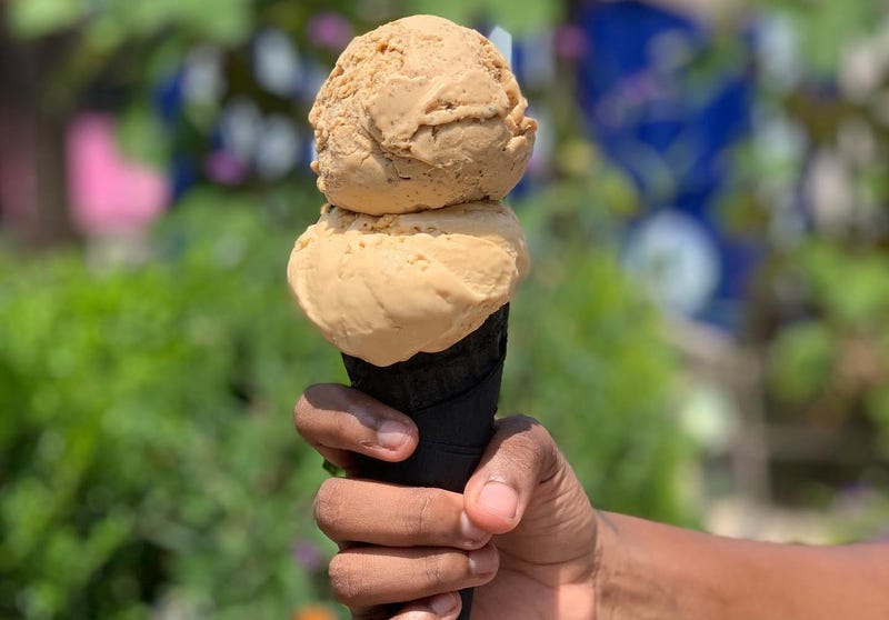 Milk & Froth ice cream cone