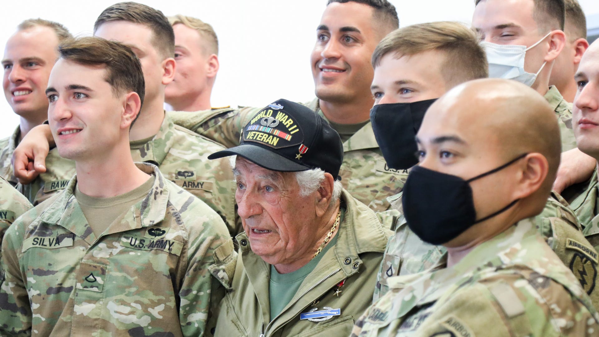 World War II vet, Bastogne legend gives leadership advice to Paratroopers