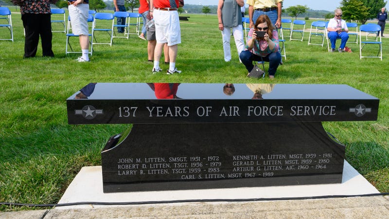 Brothers in arms: Memorial bench dedicated at Air Force museum