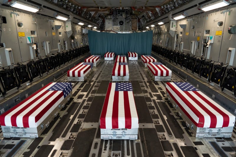 Biden pays respects to U.S. troops killed in Afghanistan