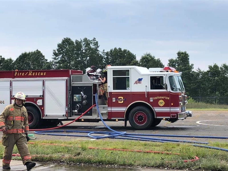 A Southampton Fire Department truck, photographed in 2019.
