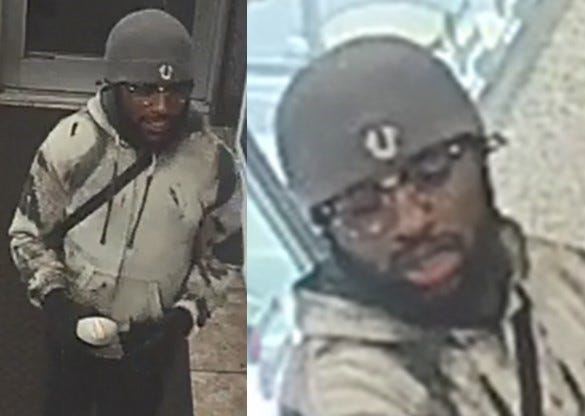 Police are searching for a suspect in a stabbing at an East Harlem Dunkin' shop