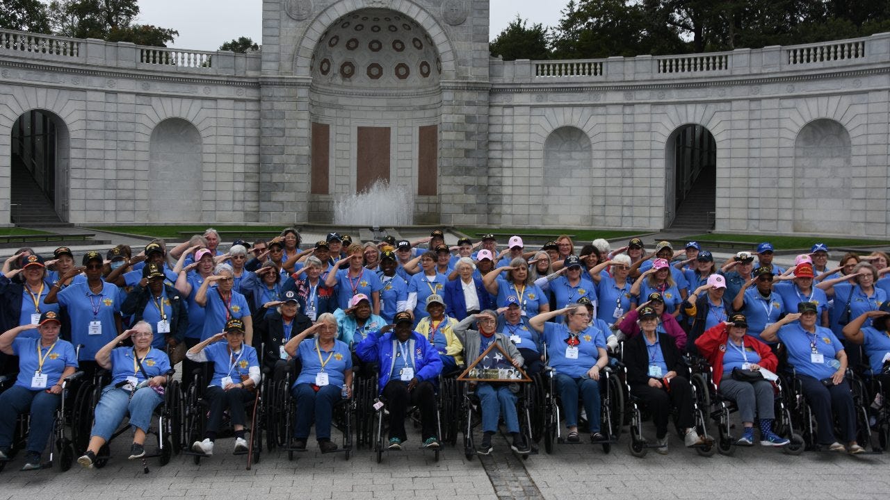 93 women veterans recognized with unique Honor Flight