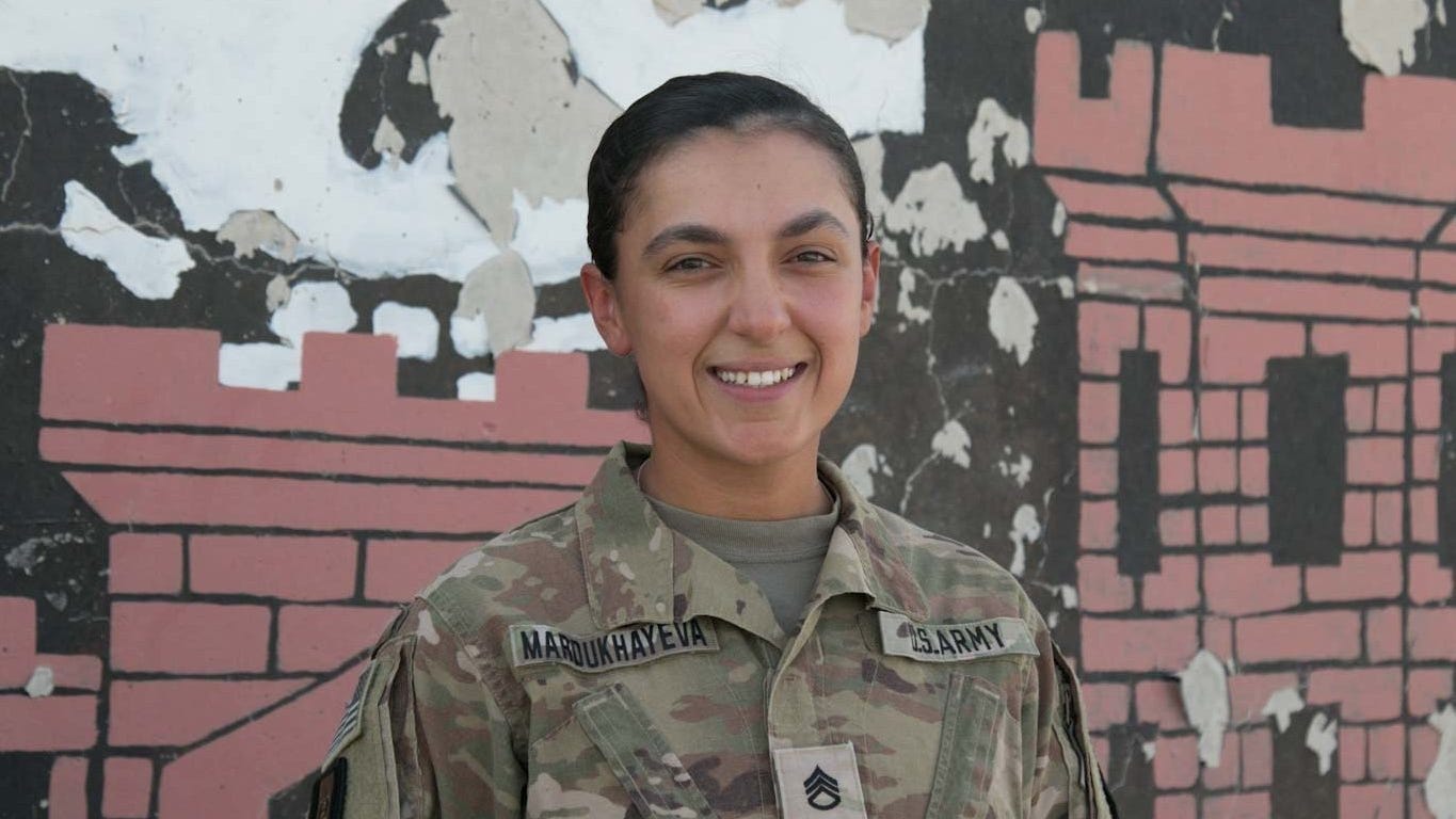 Amid Afghan evacuation, U.S. soldier shares her immigration story