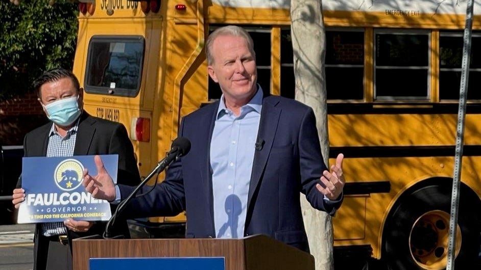 Republican Faulconer makes case to unseat Gov. Newsom: 'You have to have transparency'