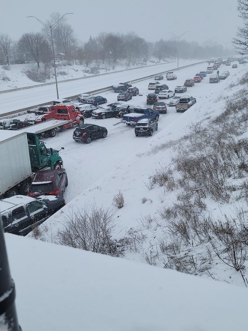 696 pileup