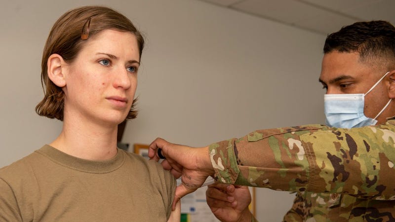 Across services, troops face discipline for refusing vaccine