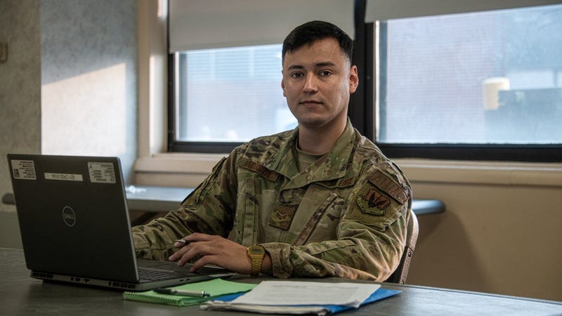 Naturalized Airman helps Afghan guests navigate citizenship