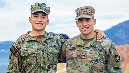 Brothers in Arms: Close siblings on opposing end of Army-Navy rivalry