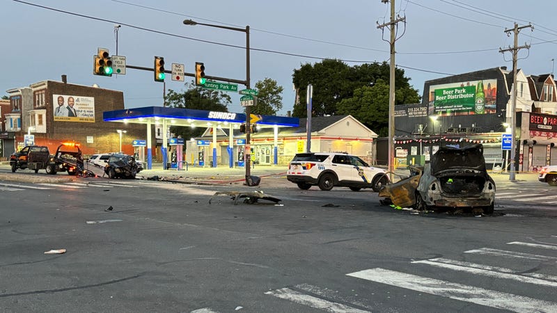 North Broad Street crash