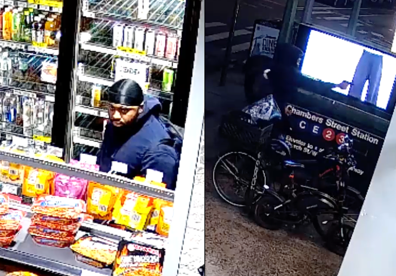 Surveillance video captured the thief stealing some of the merchandise and then opening fire outside after he was caught