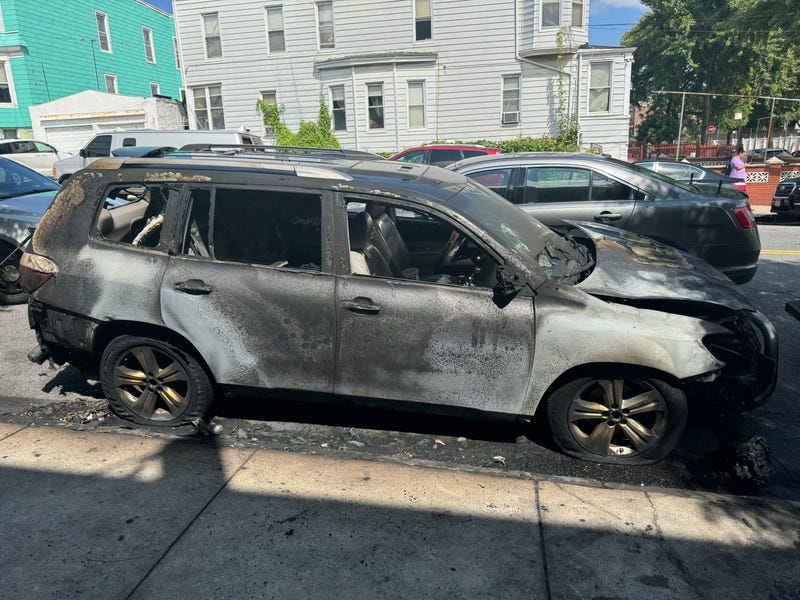 Amadu Bah's 2010 Toyota Hylander was destroyed in the fire